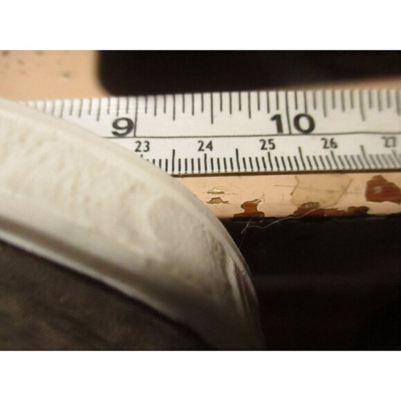 Vintage Womens Sandals 9 US 26 mexico Sandak Molded Rubber White Isabel NOS - Picture 9 of 10